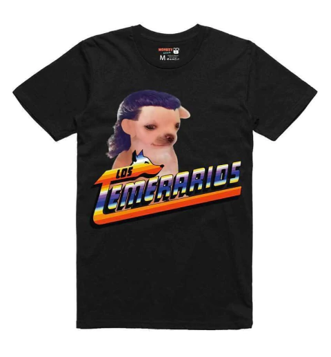 Playera temerarios personalizada