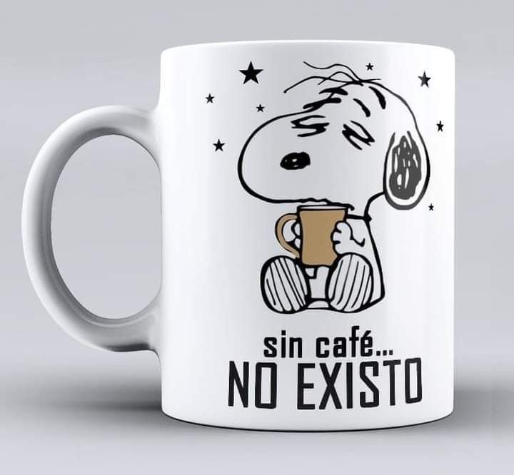 Taza  snoppy personalizada